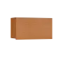 SIHV - 84D horní skříňka, výklop, 434x800x300, buk royal