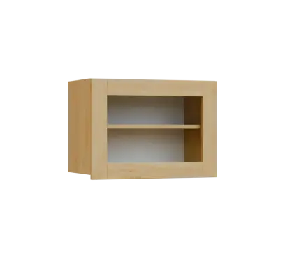 SIHV - 64S horní skříňka, výklop, prosklená, 434x600x300, javor horský SIHV - 64S horní skříňka, výklop, prosklená, 434x600x300, javor horský