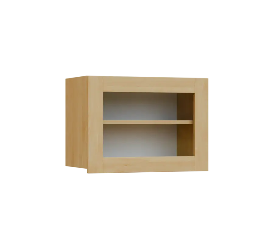 SIHV - 64S horní skříňka, výklop, prosklená, 434x600x300, javor horský