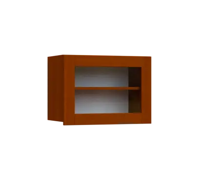 SIHV - 64S horní skříňka, výklop, prosklená, 434x600x300, třešeň šumavská SIHV - 64S horní skříňka, výklop, prosklená, 434x600x300, třešeň šumavská