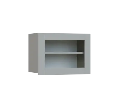 SIHV - 64S horní skříňka, výklop, prosklená, 434x600x300, šedá