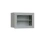 SIHV - 64S horní skříňka, výklop, prosklená, 434x600x300, šedá