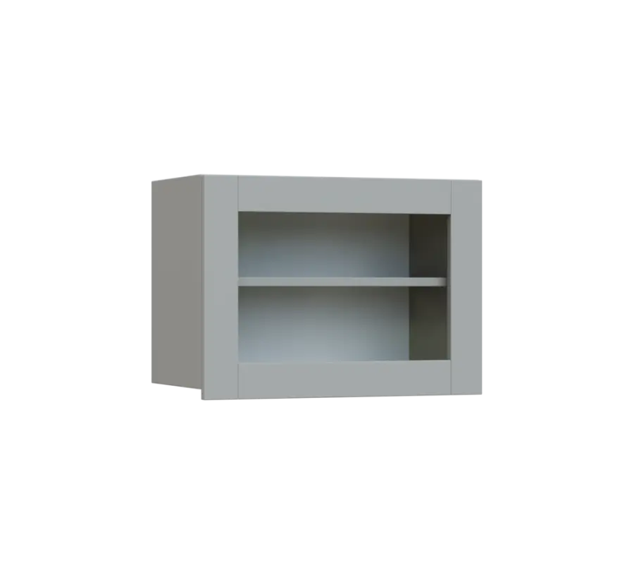 SIHV - 64S horní skříňka, výklop, prosklená, 434x600x300, šedá