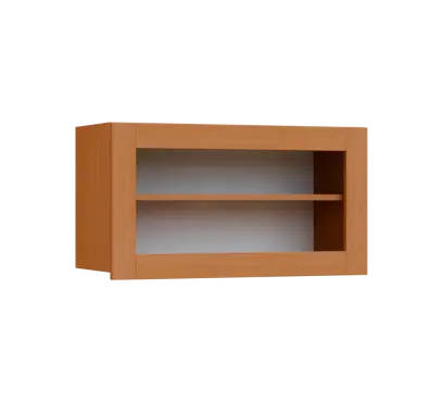 SIHV - 84S horní skříňka, výklop, prosklená, 434x800x300, buk royal