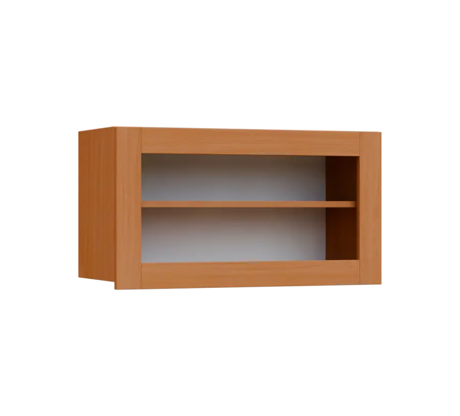 SIHV - 84S horní skříňka, výklop, prosklená, 434x800x300, buk royal