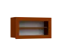 SIHV - 84S horní skříňka, výklop, prosklená, 434x800x300, třešeň šumavská