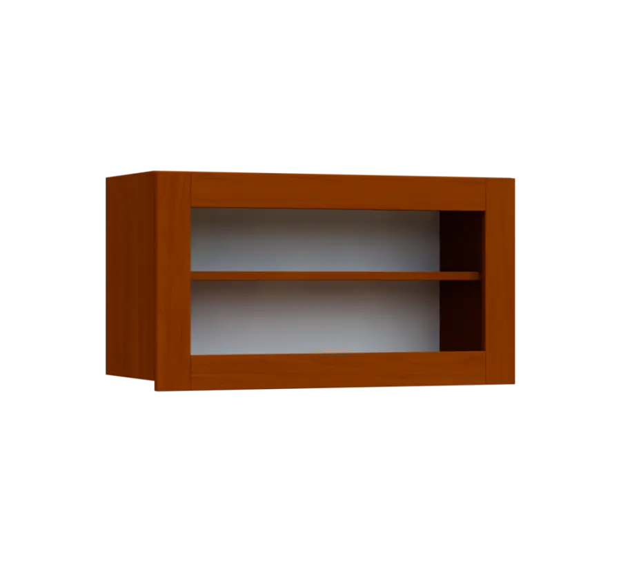 SIHV - 84S horní skříňka, výklop, prosklená, 434x800x300, třešeň šumavská