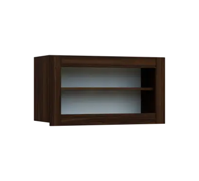 SIHV - 84S horní skříňka, výklop, prosklená, 434x800x300, ořech královský