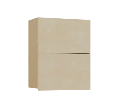 SIHVV - 6D horní skříňka, 2 výklopy, 750x600x300, bříza světlá