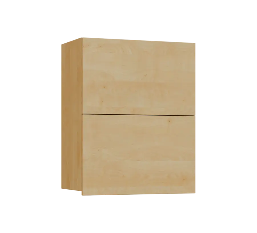 SIHVV - 6D horní skříňka, 2 výklopy, 750x600x300, javor horský