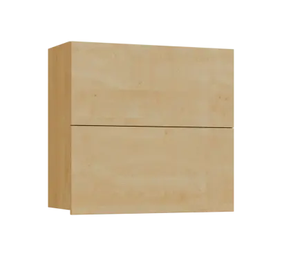 SIHVV - 8D horní skříňka, 2 výklopy, 750x800x300, javor horský