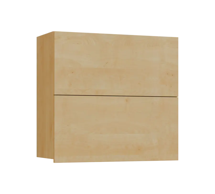 SIHVV - 8D horní skříňka, 2 výklopy, 750x800x300, javor horský