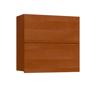 SIHVV - 8D horní skříňka, 2 výklopy, 750x800x300, olše jantar