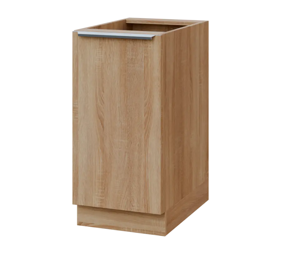 SIS - 4D spodní skříňka, 1-dveřová, levá, 870x400x600, dub bardolino