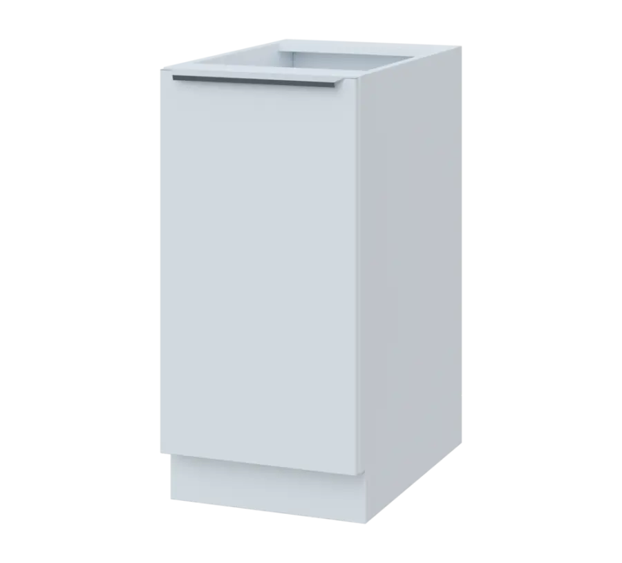 SIS - 4D spodní skříňka, 1-dveřová, levá, 870x400x600, bílá