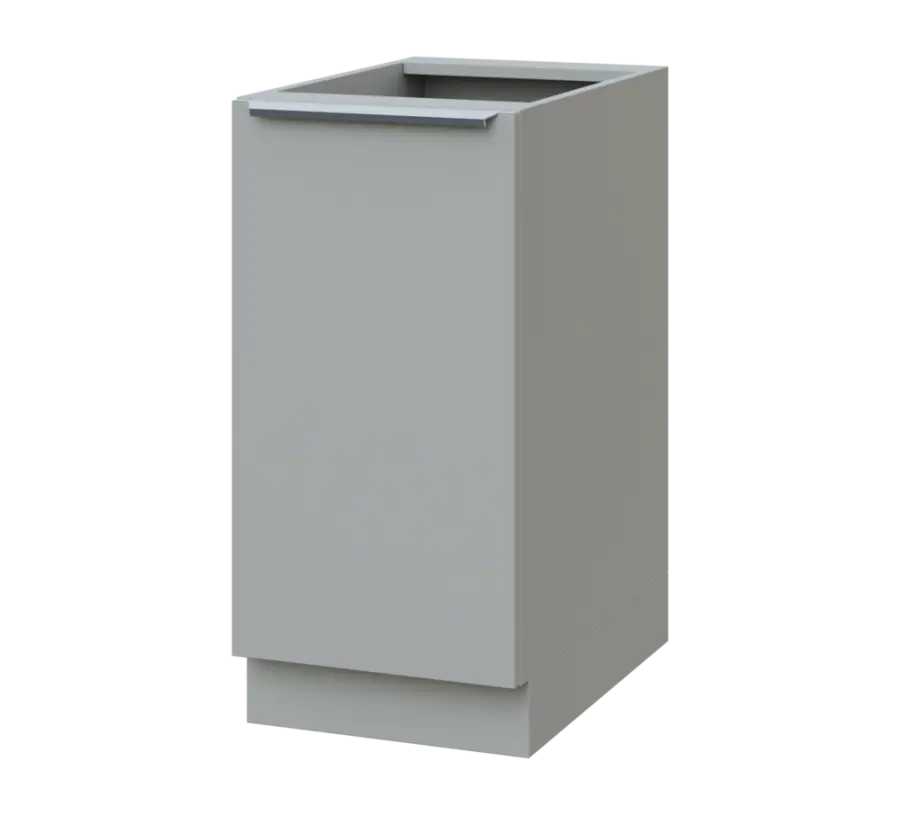 SIS - 4D spodní skříňka, 1-dveřová, levá, 870x400x600, šedá