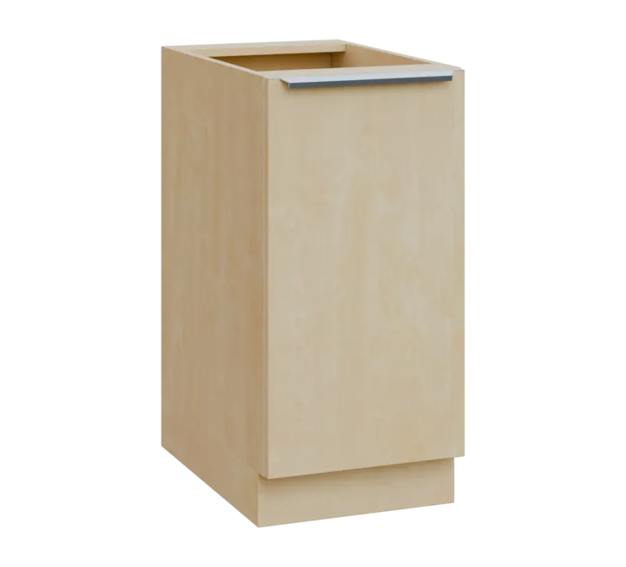 SIS - 4D spodní skříňka, 1-dveřová, pravá, 870x400x600, bříza světlá