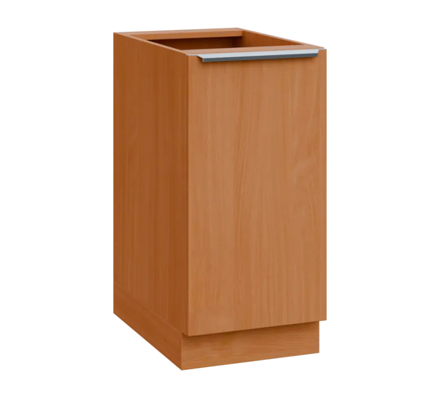 SIS - 4D spodní skříňka, 1-dveřová, pravá, 870x400x600, buk royal