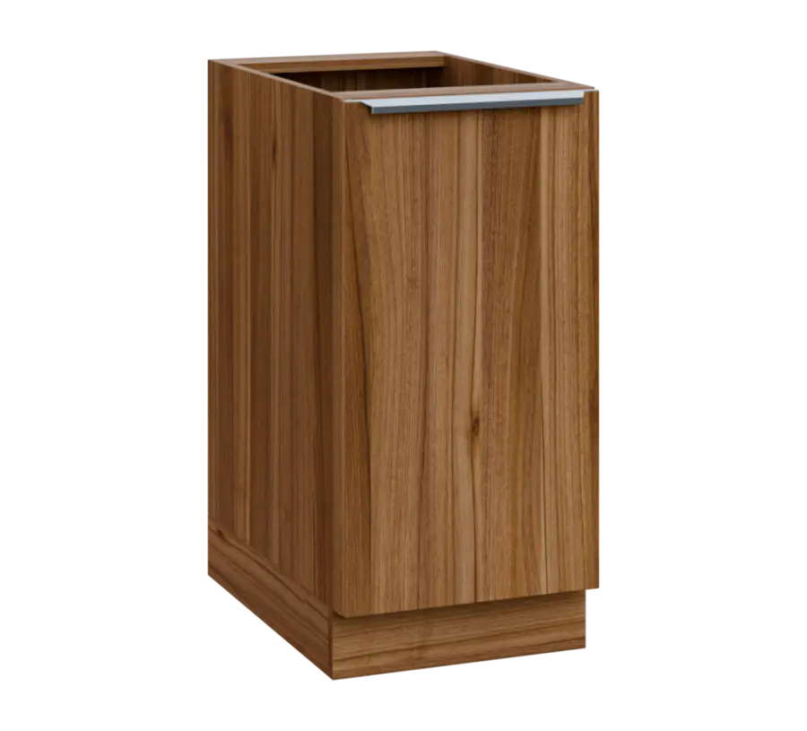 SIS - 4D spodní skříňka, 1-dveřová, pravá, 870x400x600, ořech světlý