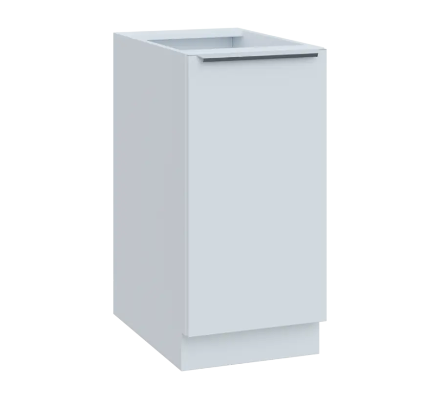 SIS - 4D spodní skříňka, 1-dveřová, pravá, 870x400x600, bílá