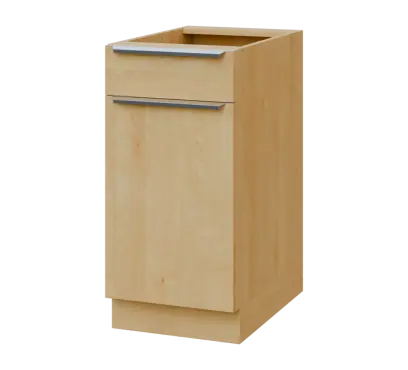 SIS - 4DZ spodní skříňka, 1-dveřová, 1-zásuvková, levá, 870x400x600, javor horský