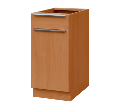 SIS - 4DZ spodní skříňka, 1-dveřová, 1-zásuvková, levá, 870x400x600, buk royal