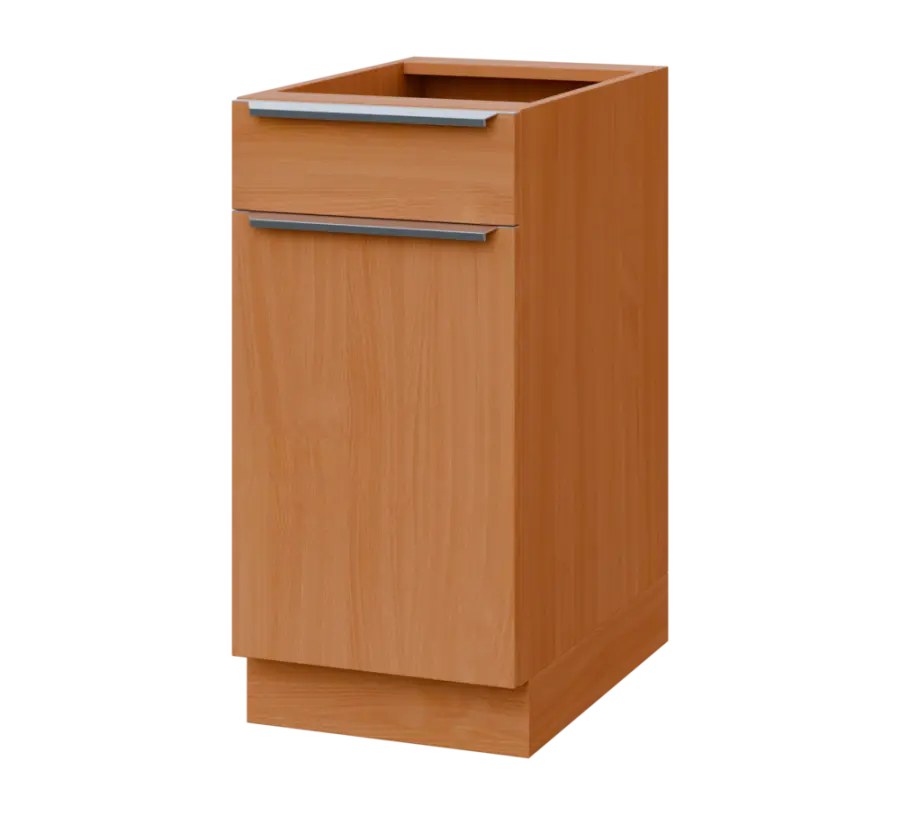 SIS - 4DZ spodní skříňka, 1-dveřová, 1-zásuvková, levá, 870x400x600, buk royal