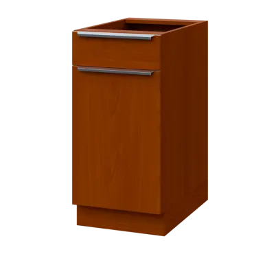 SIS - 4DZ spodní skříňka, 1-dveřová, 1-zásuvková, levá, 870x400x600, třešeň šumavská