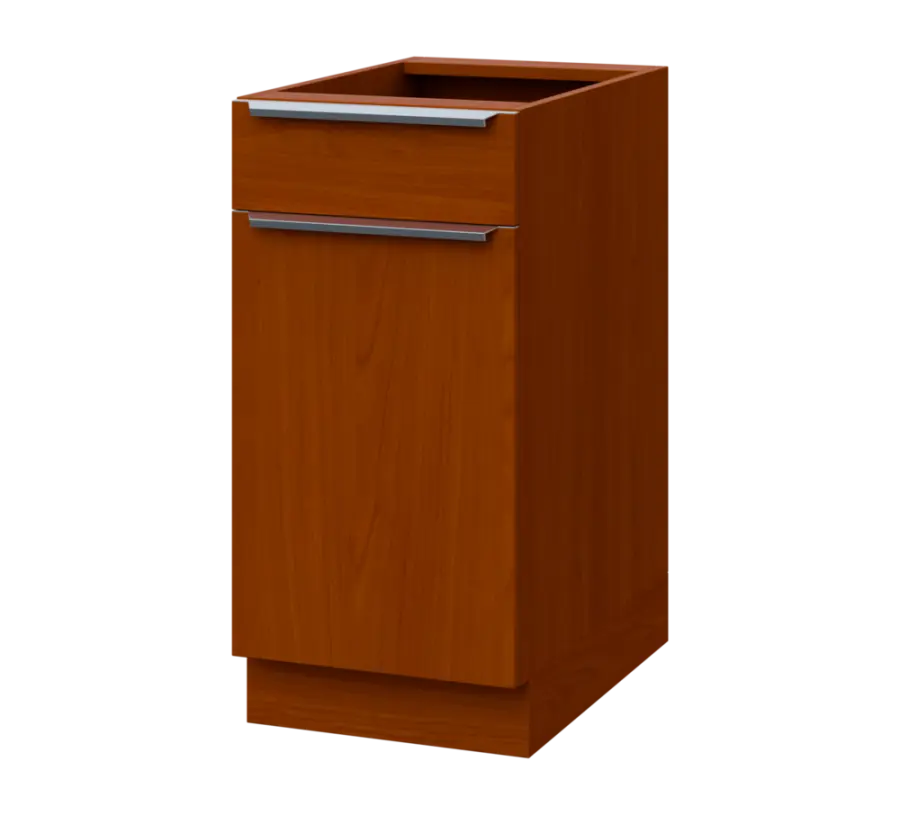 SIS - 4DZ spodní skříňka, 1-dveřová, 1-zásuvková, levá, 870x400x600, třešeň šumavská