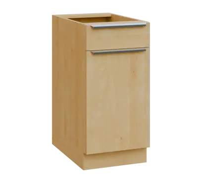 SIS - 4DZ spodní skříňka, 1-dveřová, 1-zásuvková, pravá, 870x400x600, javor horský