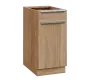 SIS - 4DZ spodní skříňka, 1-dveřová, 1-zásuvková, pravá, 870x400x600, dub bardolino