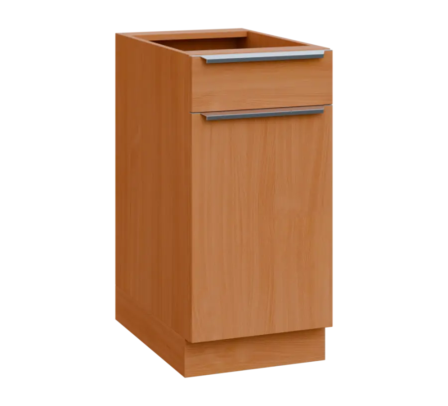 SIS - 4DZ spodní skříňka, 1-dveřová, 1-zásuvková, pravá, 870x400x600, buk royal