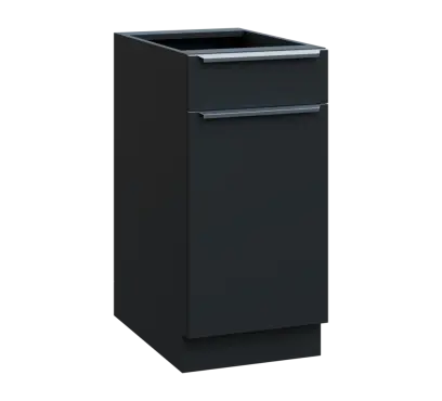 SIS - 4DZ spodní skříňka, 1-dveřová, 1-zásuvková, pravá, 870x400x600, antracit