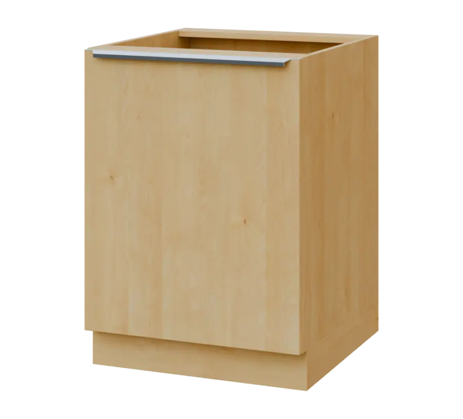 SIS - 6D spodní skříňka, 1-dveřová, levá, 870x600x600, javor horský