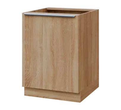 SIS - 6D spodní skříňka, 1-dveřová, levá, 870x600x600, dub bardolino