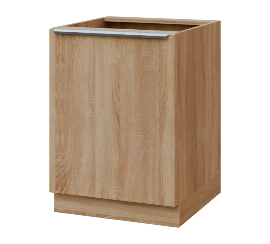 SIS - 6D spodní skříňka, 1-dveřová, levá, 870x600x600, dub bardolino
