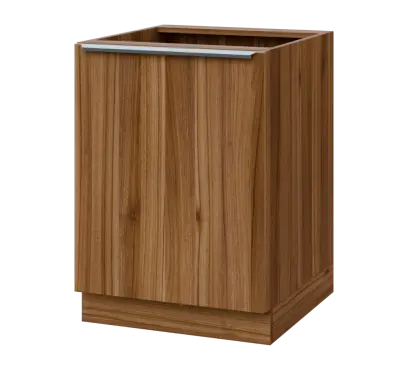 SIS - 6D spodní skříňka, 1-dveřová, levá, 870x600x600, ořech světlý