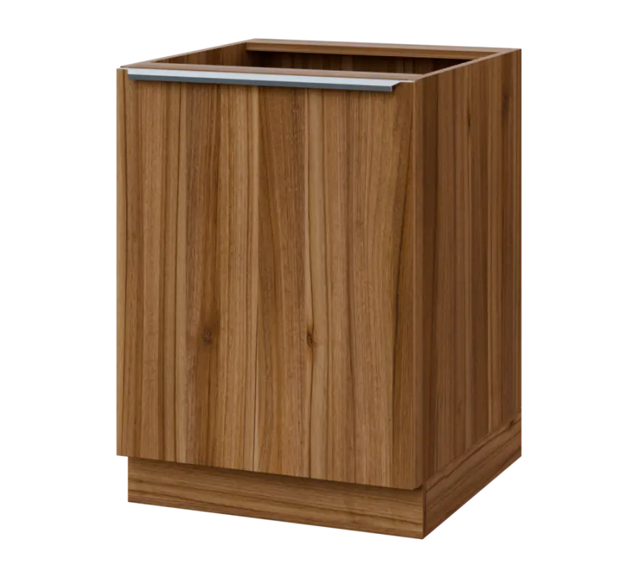 SIS - 6D spodní skříňka, 1-dveřová, levá, 870x600x600, ořech světlý