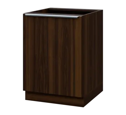 SIS - 6D spodní skříňka, 1-dveřová, levá, 870x600x600, ořech královský