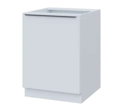 SIS - 6D spodní skříňka, 1-dveřová, levá, 870x600x600, bílá