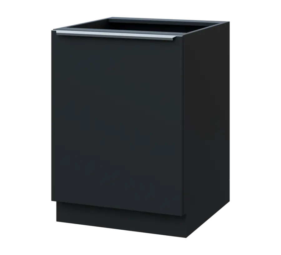 SIS - 6D spodní skříňka, 1-dveřová, levá, 870x600x600, antracit