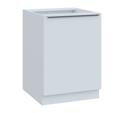 SIS - 6D spodní skříňka, 1-dveřová, pravá, 870x600x600, bílá