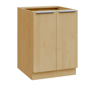 SIS - 6D2 spodní skříňka, 2-dveřová, 870x600x600, javor horský