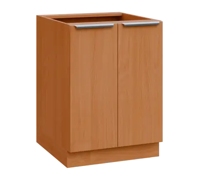 SIS - 6D2 spodní skříňka, 2-dveřová, 870x600x600, buk royal