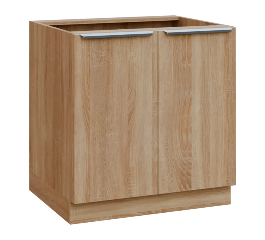 SIS - 8D spodní skříňka, 2-dveřová, 870x800x600, dub bardolino