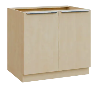 SIS - 9D spodní skříňka, 2-dveřová, 870x900x600, bříza světlá