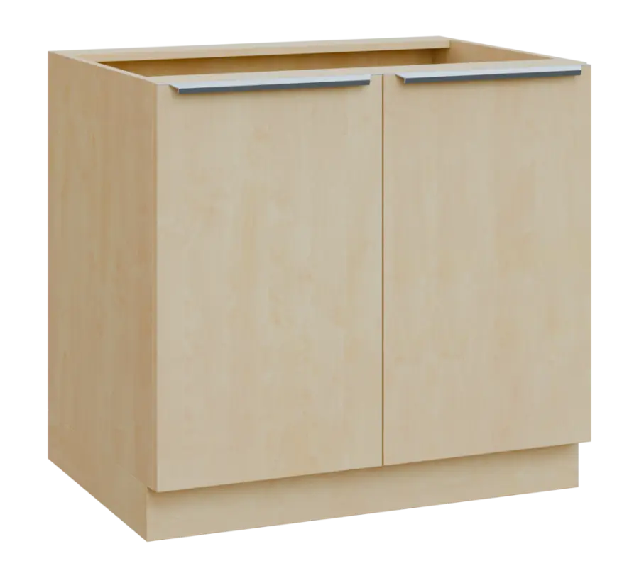 SIS - 9D spodní skříňka, 2-dveřová, 870x900x600, bříza světlá