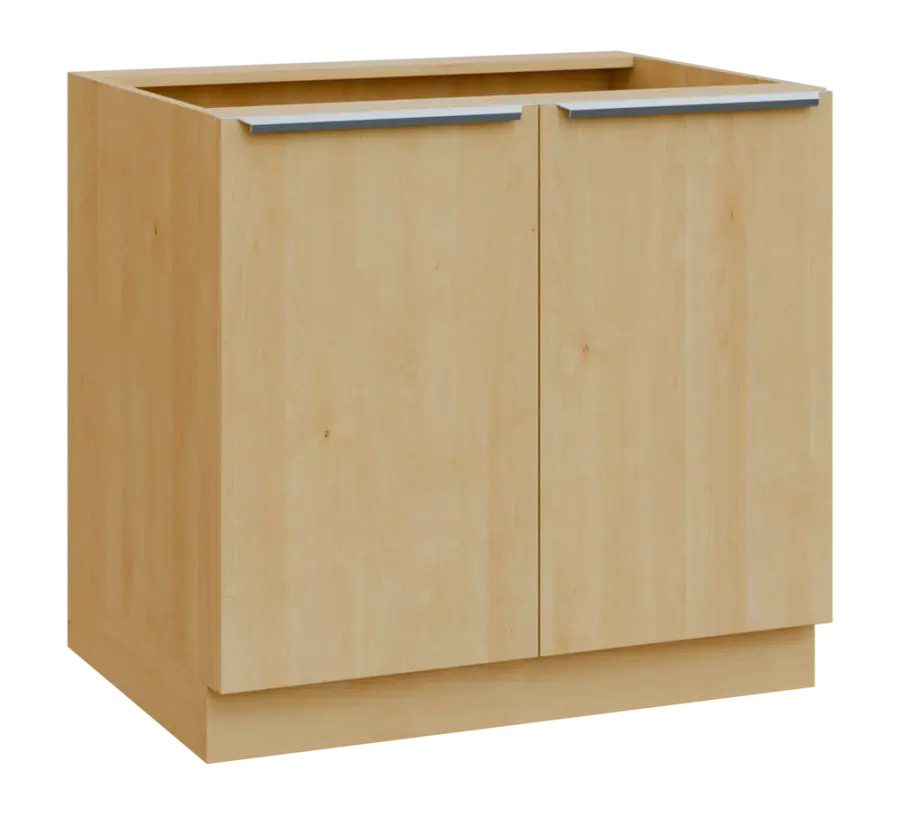 SIS - 9D spodní skříňka, 2-dveřová, 870x900x600, javor horský