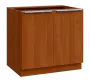 SIS - 9D spodní skříňka, 2-dveřová, 870x900x600, olše jantar