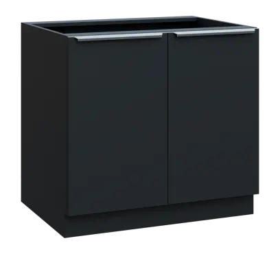 SIS - 9D spodní skříňka, 2-dveřová, 870x900x600, antracit